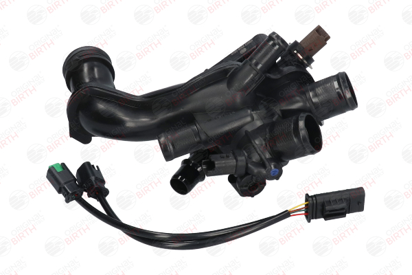 BIRTH 80023 Flansch vorne, Kunststoff, mit Dichtung, mit Thermostat