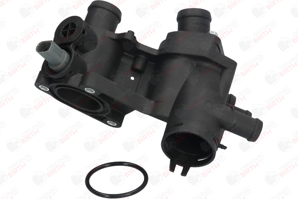 BIRTH 80079 Flansch vorne, Kunststoff, mit Dichtung, mit Thermostat
