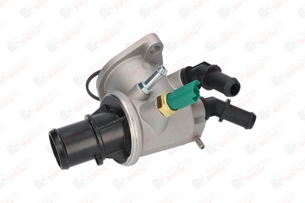 BIRTH 80213 Flansch oben, Metall, mit Dichtung, mit Thermostat