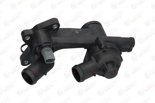 BIRTH 8727 Flansch unten, Kunststoff, mit Dichtung, mit Thermostat