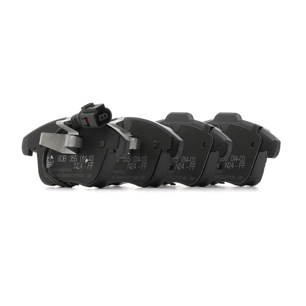 8DB 355 014-031 HELLA bromsbelägg sport AUDI A3