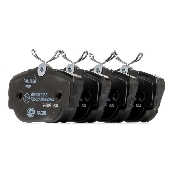 Plaquettes de frein 8DB 355 017-811 HELLA 1160522 BMW