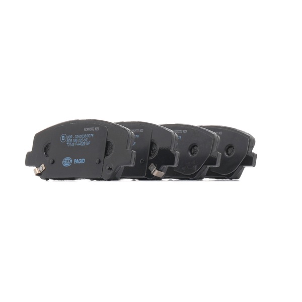 HELLA 8DB 355 020-591 Bromsbelägg sport Kia Ceed JD SW original