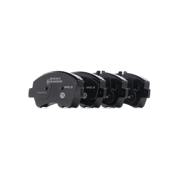 Bromsbelägg 8DB 355 025-161 HELLA 2 480 690 FORD