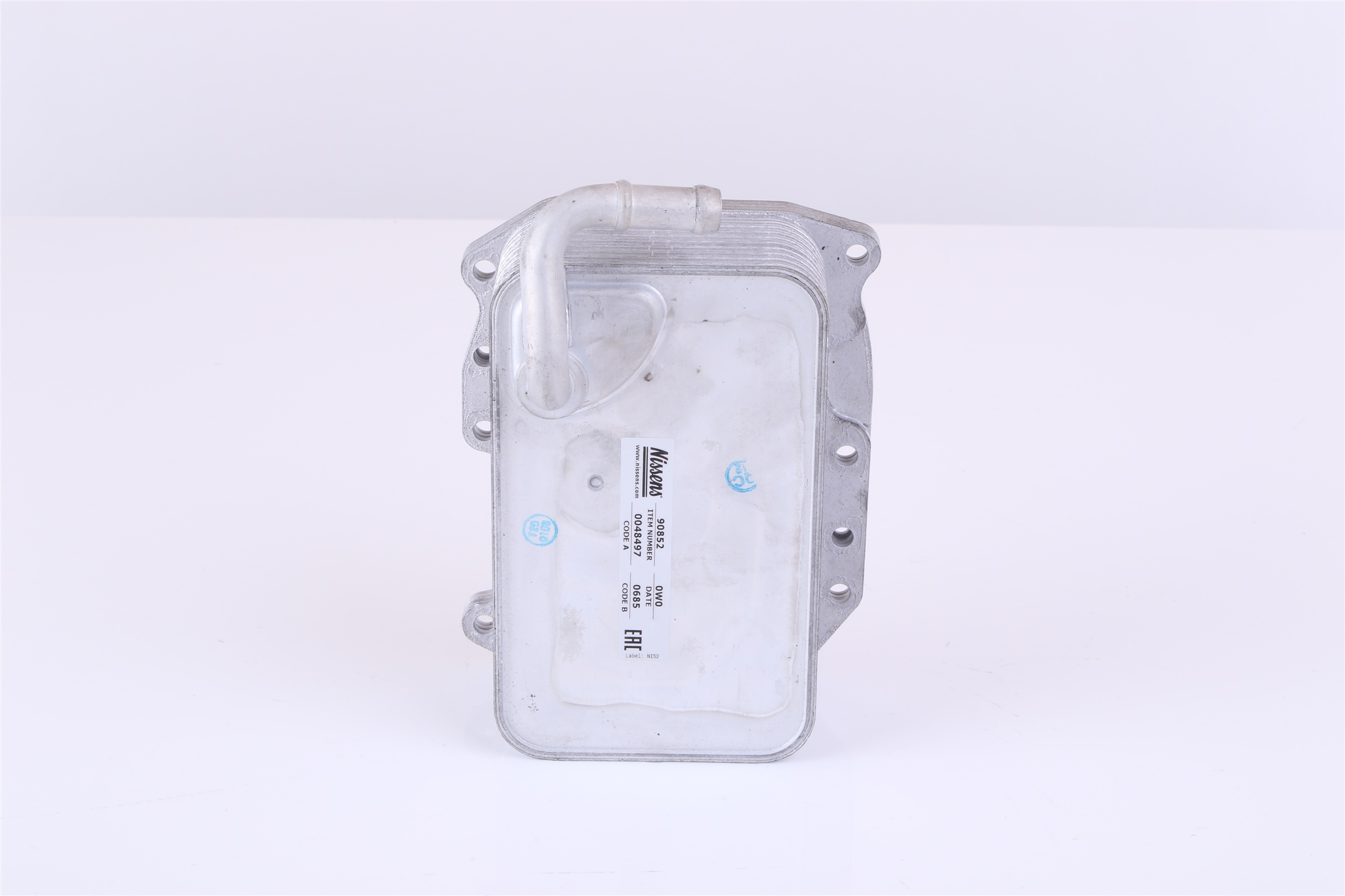 NISSENS 90852 Radiador de óleo, óleo do motor