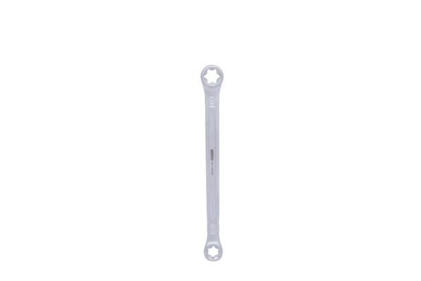 KS TOOLS 911.0373 Double Ring Spanner Spanner Size: E10 x E12, Chrome Vanadium Steel-image-10484557