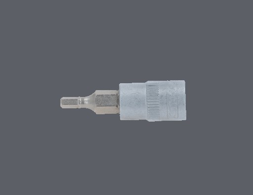 KS TOOLS 911.1436 Socket Knurled, Hexagon Socket, Chrome Vanadium Steel-image-10485008