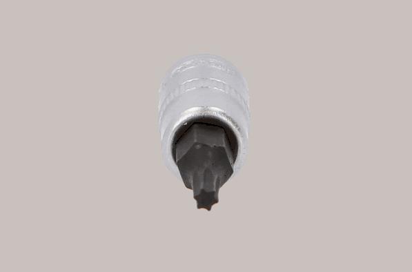 KS TOOLS 911.1443 Socket Knurled, Torx, Chrome Vanadium Steel-image-10485015