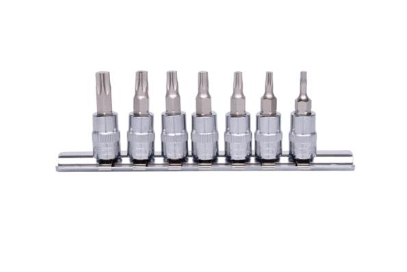KS TOOLS 918.1558 Socket set Torx, Chrome Vanadium Steel, Rectangle, Drive: 1/4Inch-image-10495420