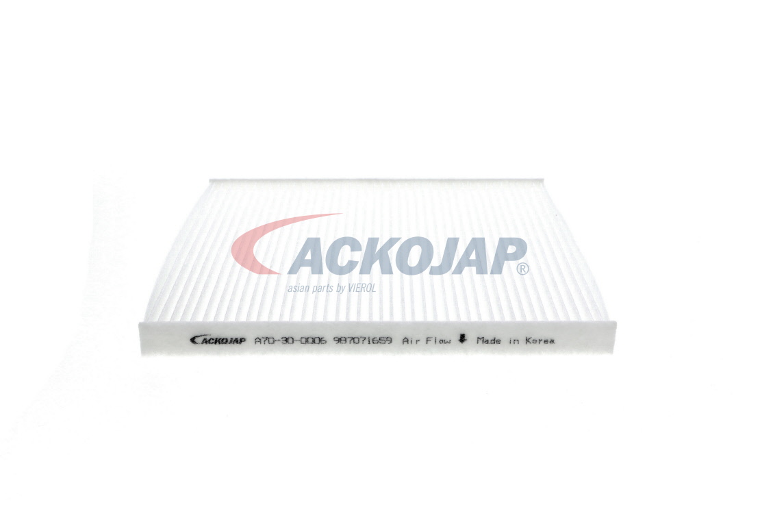 ACKOJA A70-30-0006 Filtre climatiseur TOYOTA Previa / Estima II (XR30) 2.4 4WD (ACR30) 170 CV Essence 2002