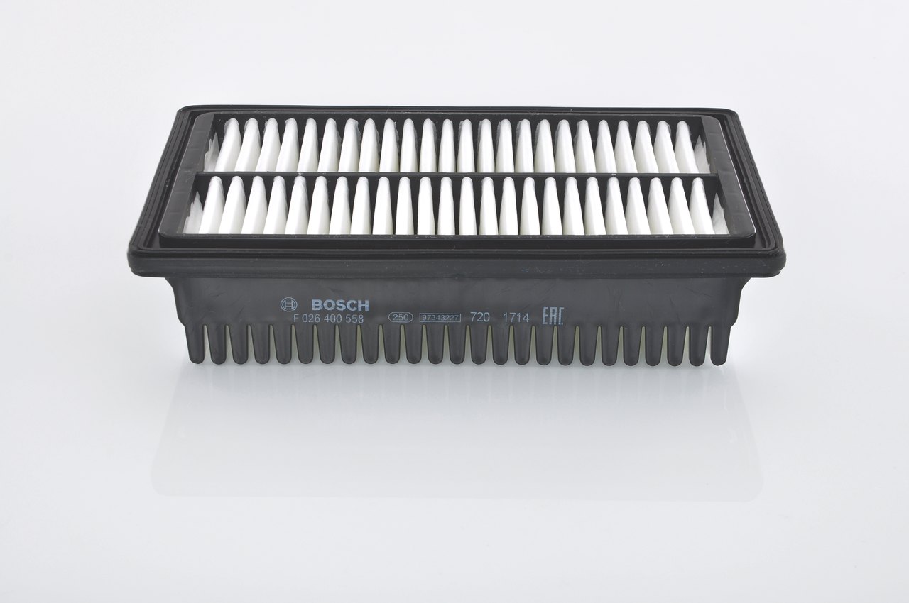 BOSCH F 026 400 558 Luchtfilter Hyundai i20 mk2 aan een voordelige prijs