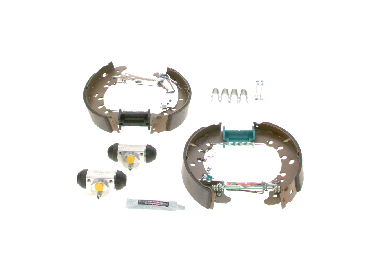 BOSCH 0 204 114 623 Kit de frein arrière Fiat Idea 350 1.4 77 CV Essence 2019