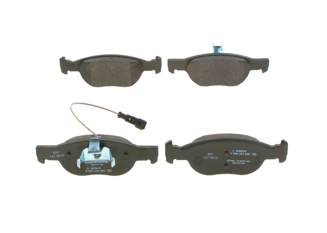 Bremseklodser 0 986 424 246 BOSCH 773 6208 4 SUBARU