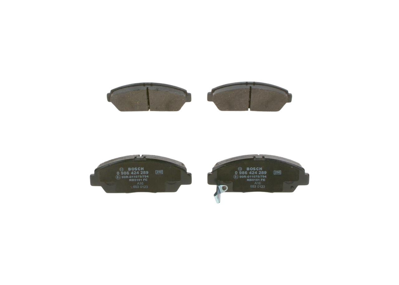 BOSCH 0 986 424 289 bromsklossar ROVER