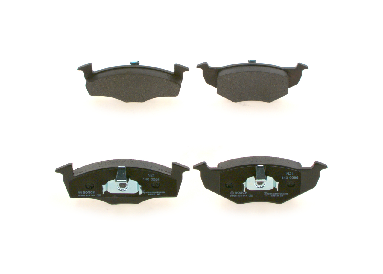 Plaquettes de frein 0 986 424 347 BOSCH 1HO698151A Volkswagen