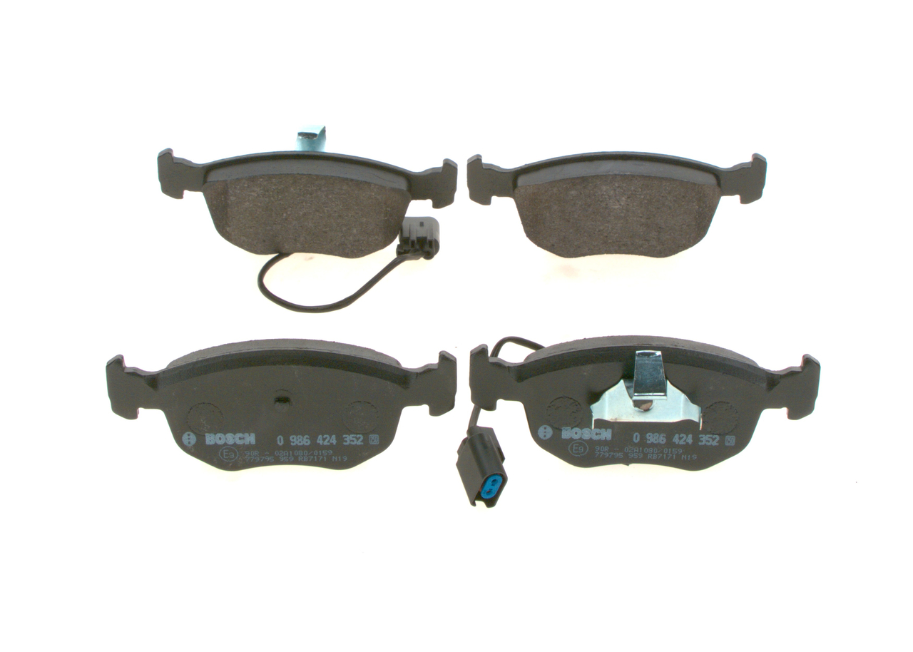 Plaquettes de frein 0 986 424 352 BOSCH 1097768 NISSAN