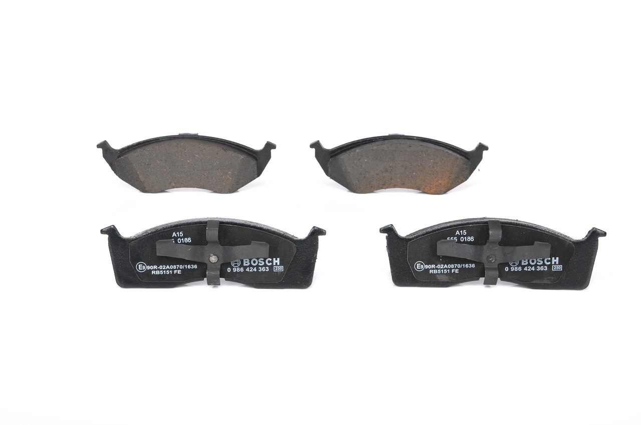 BOSCH 0 986 424 363 Remblokkenset Chrysler Voyager GS originele prijs