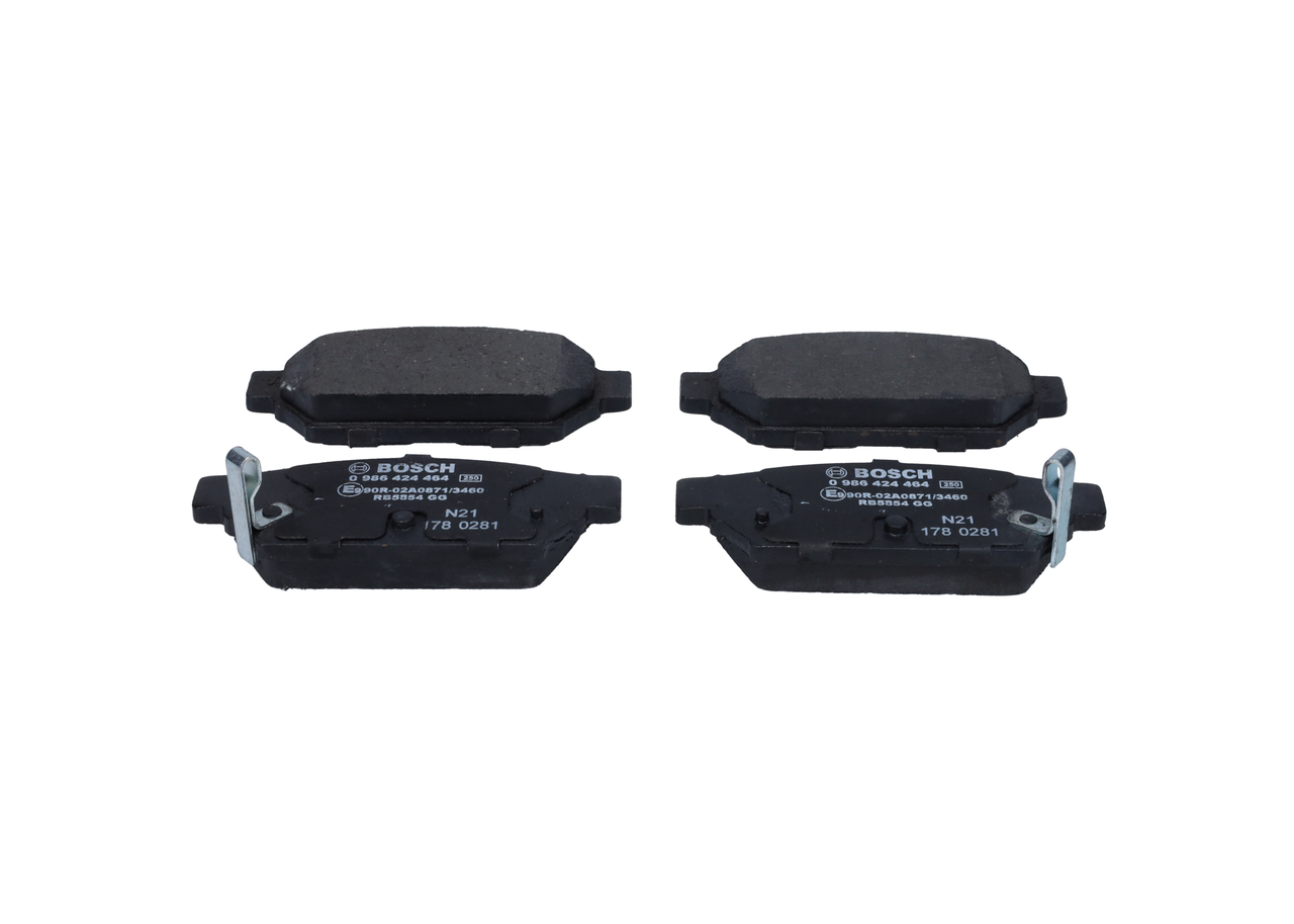BOSCH BP233 Fékbetét készlet, tárcsafék