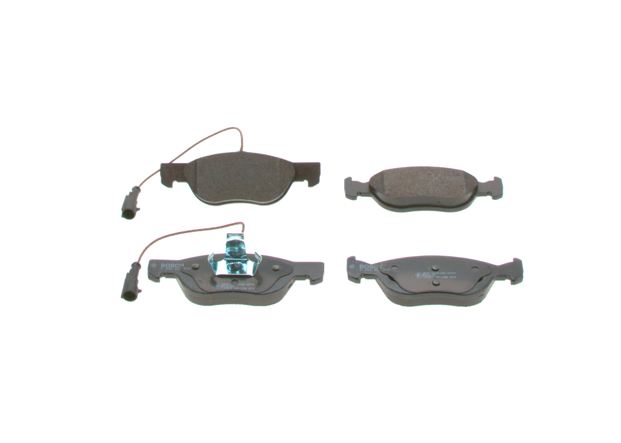 BOSCH E1 90R-02A0140/0074 Brake pad set BOSCH BP268 Brake pad set