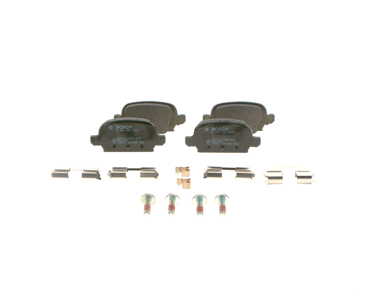 BOSCH BP282 Fékbetét készlet, tárcsafék