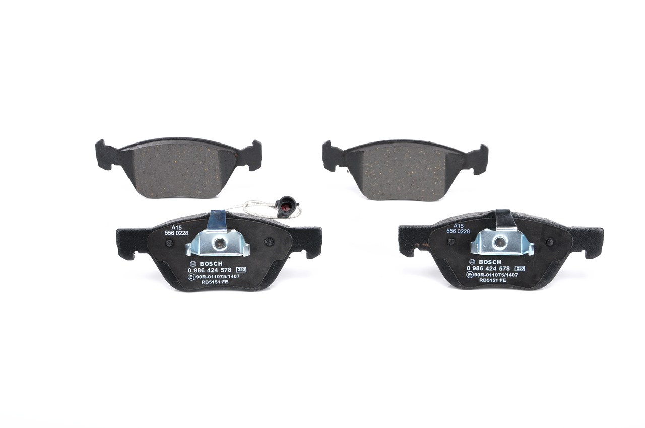 Bromsbelägg 0 986 424 578 BOSCH 9949132 CITROËN