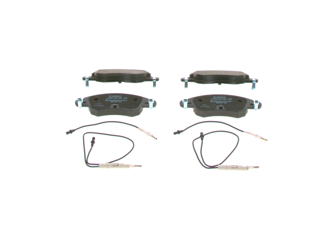 BOSCH BP340 Brake pad set