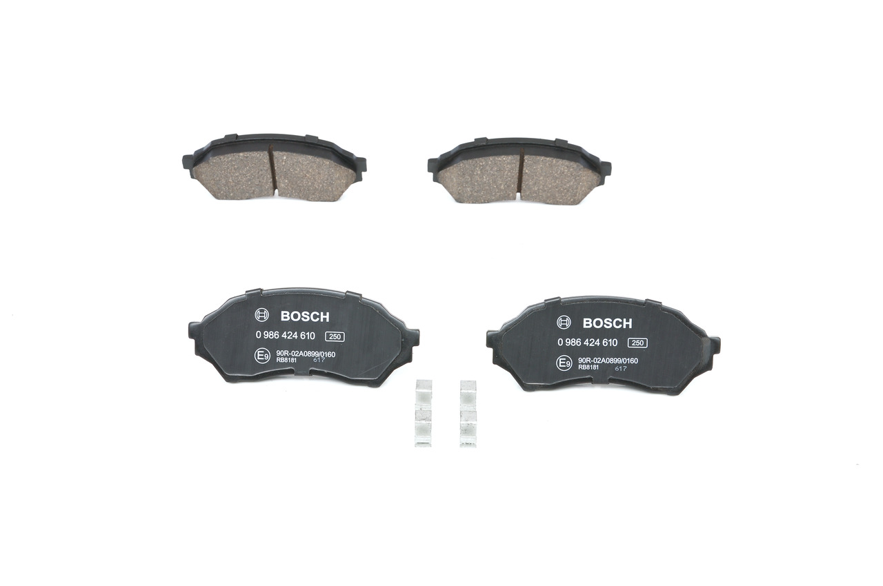 Plaquettes de frein 0 986 424 610 BOSCH 1U1H3328Z KIA