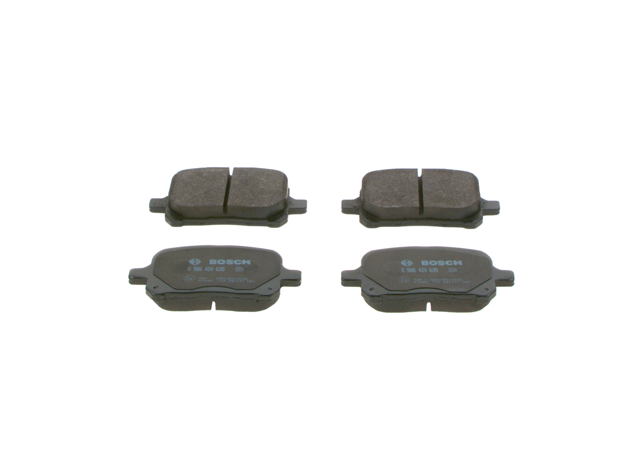 BOSCH 0 986 424 639 Lexus RX MCU15 Bremseklodssæt originale pris
