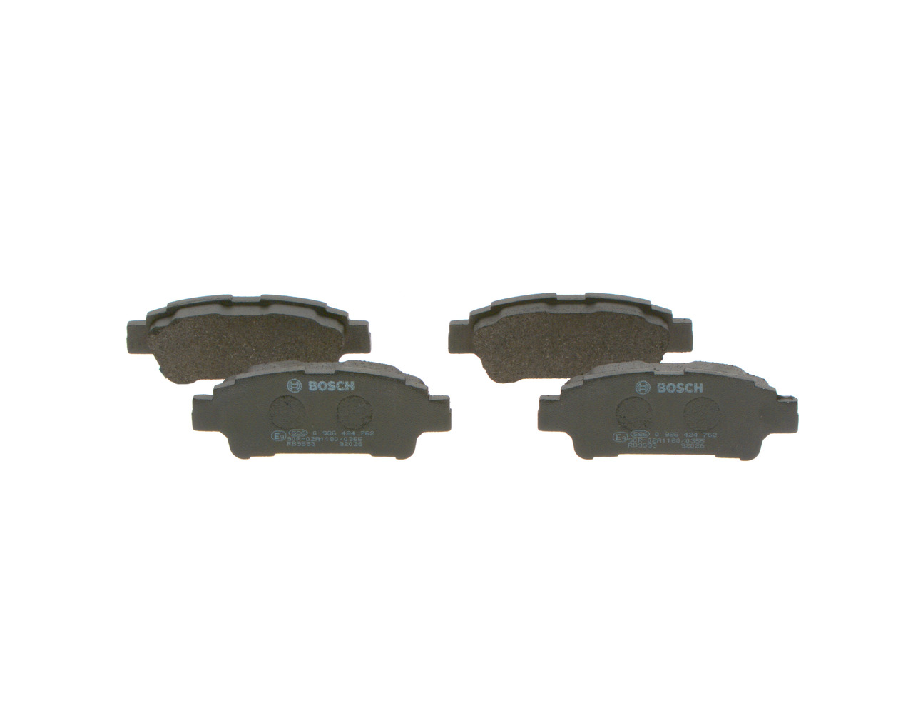 BOSCH 0 986 424 762 Brzdové doštičky / platničky TOYOTA Previa / Estima II (XR30) 2.4 4WD (ACR40W) 160 KS Benzín cena