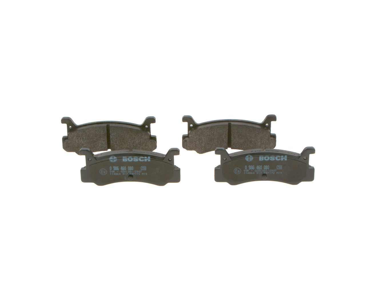 BOSCH BP492 Fékbetét készlet, tárcsafék