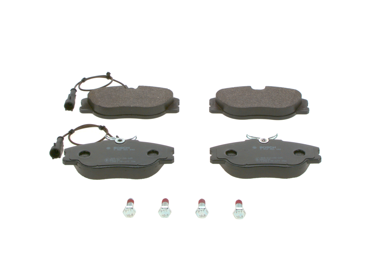 Bromsbelägg 0 986 460 942 BOSCH 717 4839 1 FIAT