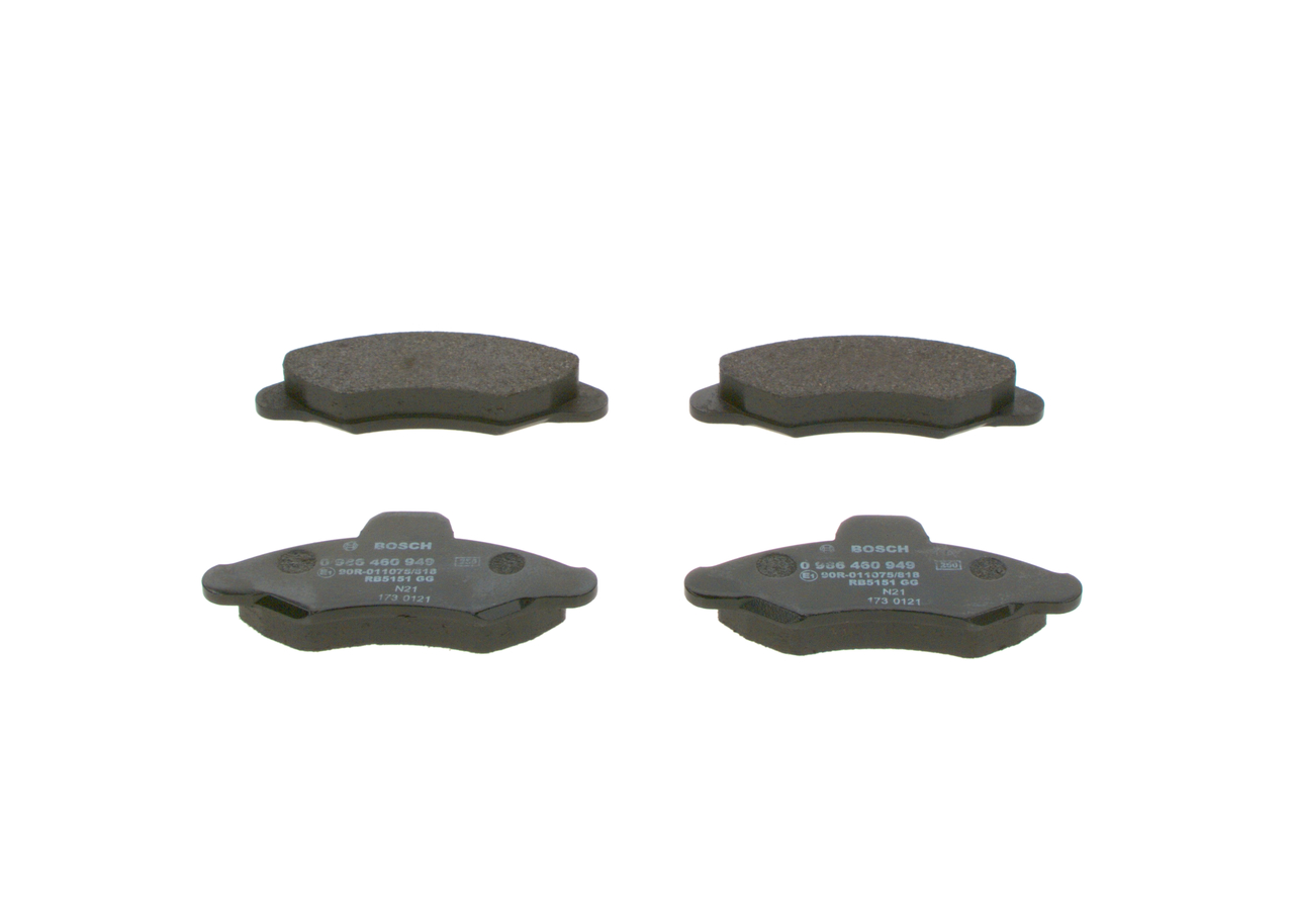 BOSCH BP518 Fékbetét készlet, tárcsafék