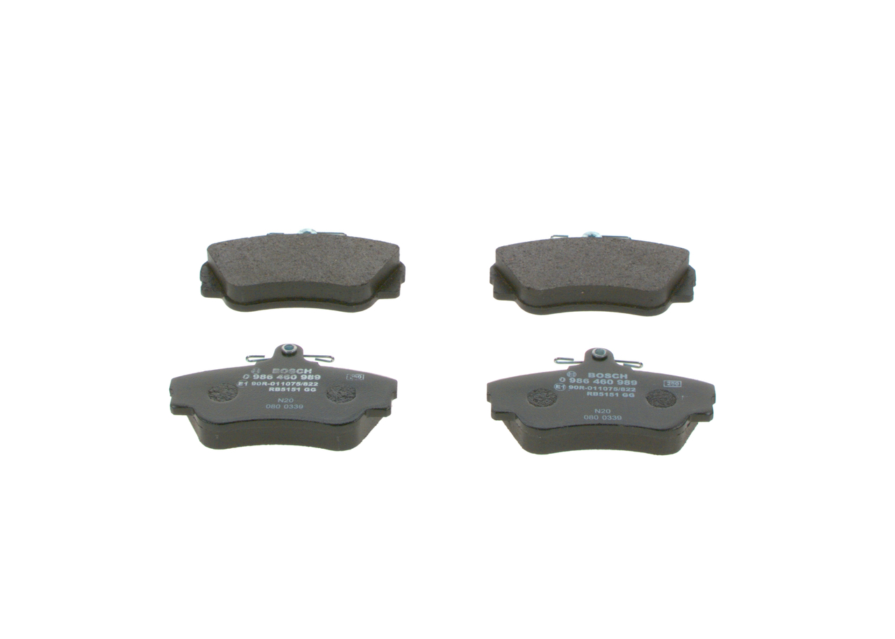 BOSCH BP557 Brake pad set