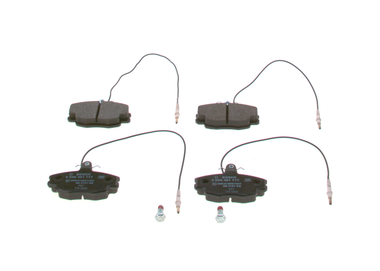 BOSCH BP570 Brzdové doštičky/platničky