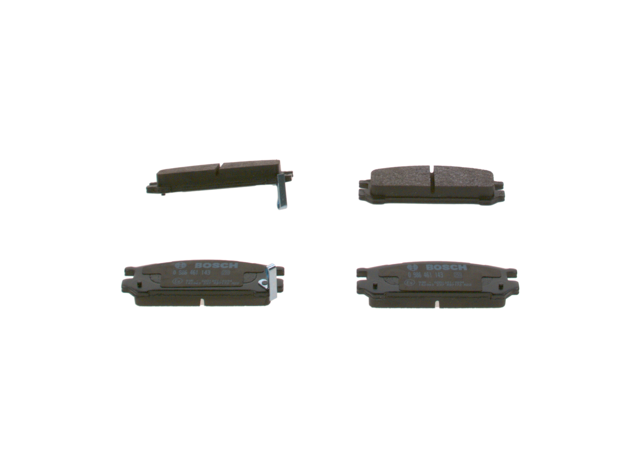 Bremseklodser 0 986 461 143 BOSCH 26296 AA080 ISUZU