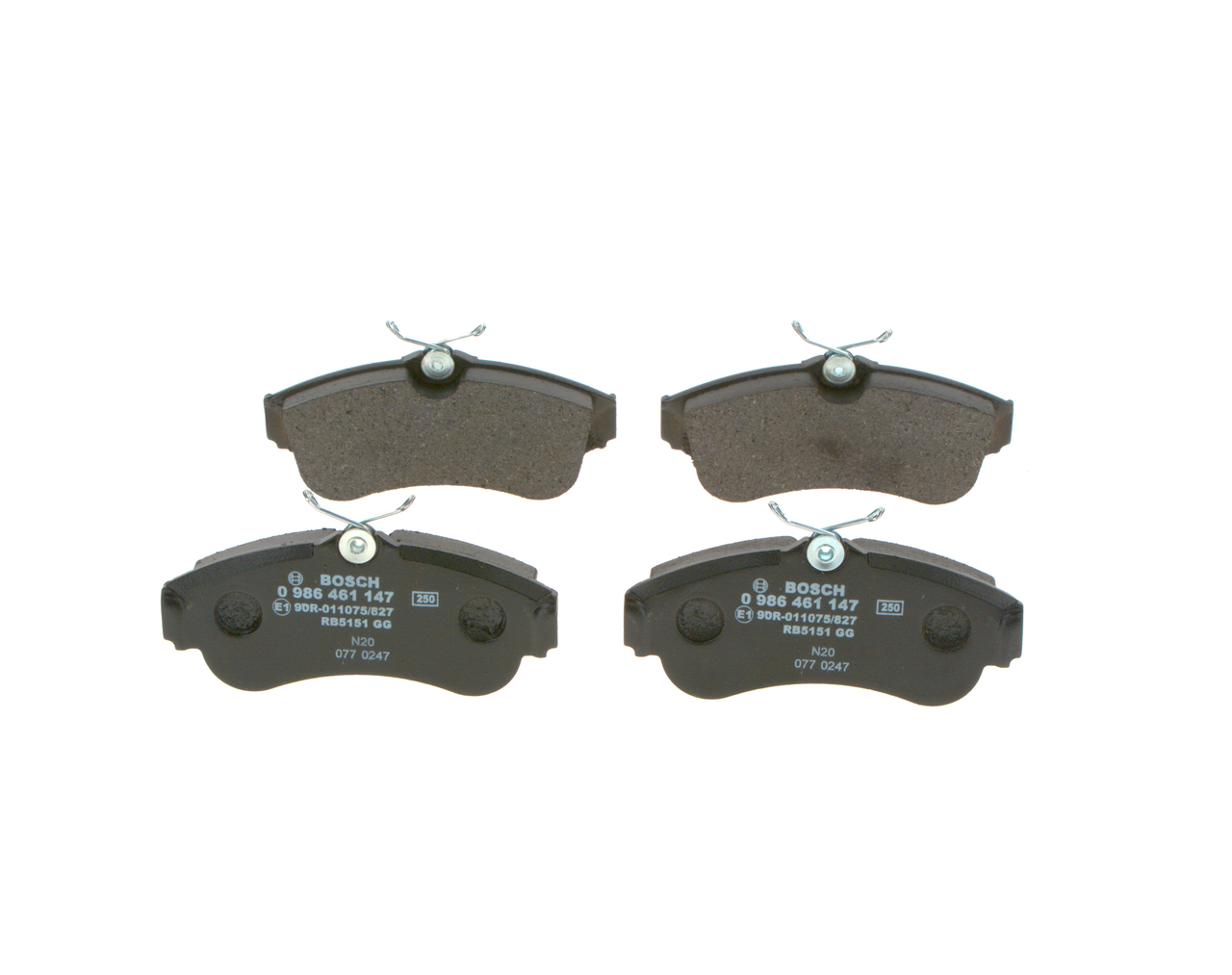 BOSCH BP596 Bromsbelägg