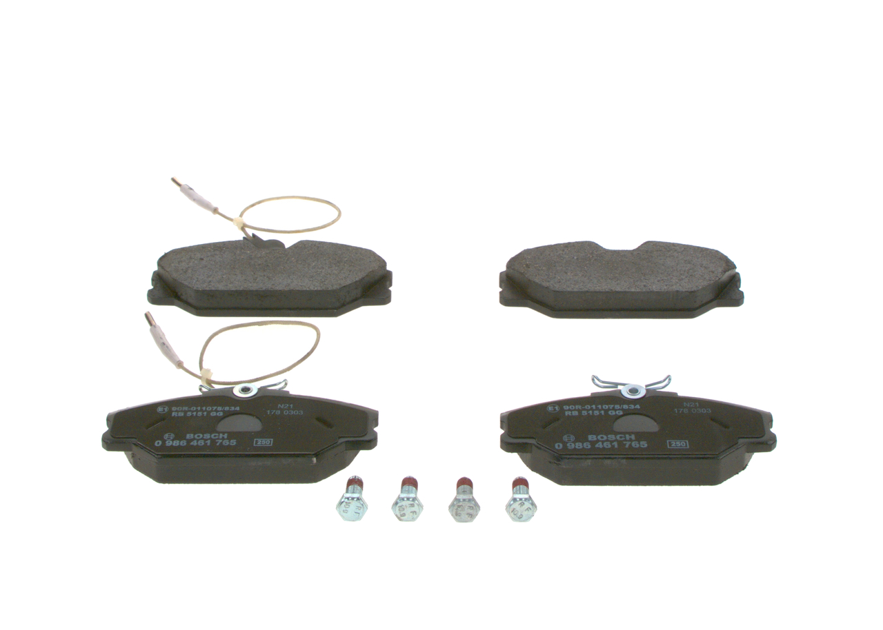 BOSCH 0 986 461 765 Pastillas de freno RENAULT LAGUNA 1 (B56, 556) traseras y delanteras precio