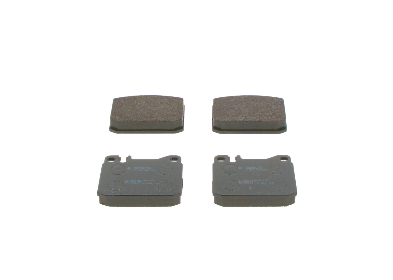 Plaquettes de frein 0 986 462 803 BOSCH A005 420 0124 MERCEDES-BENZ