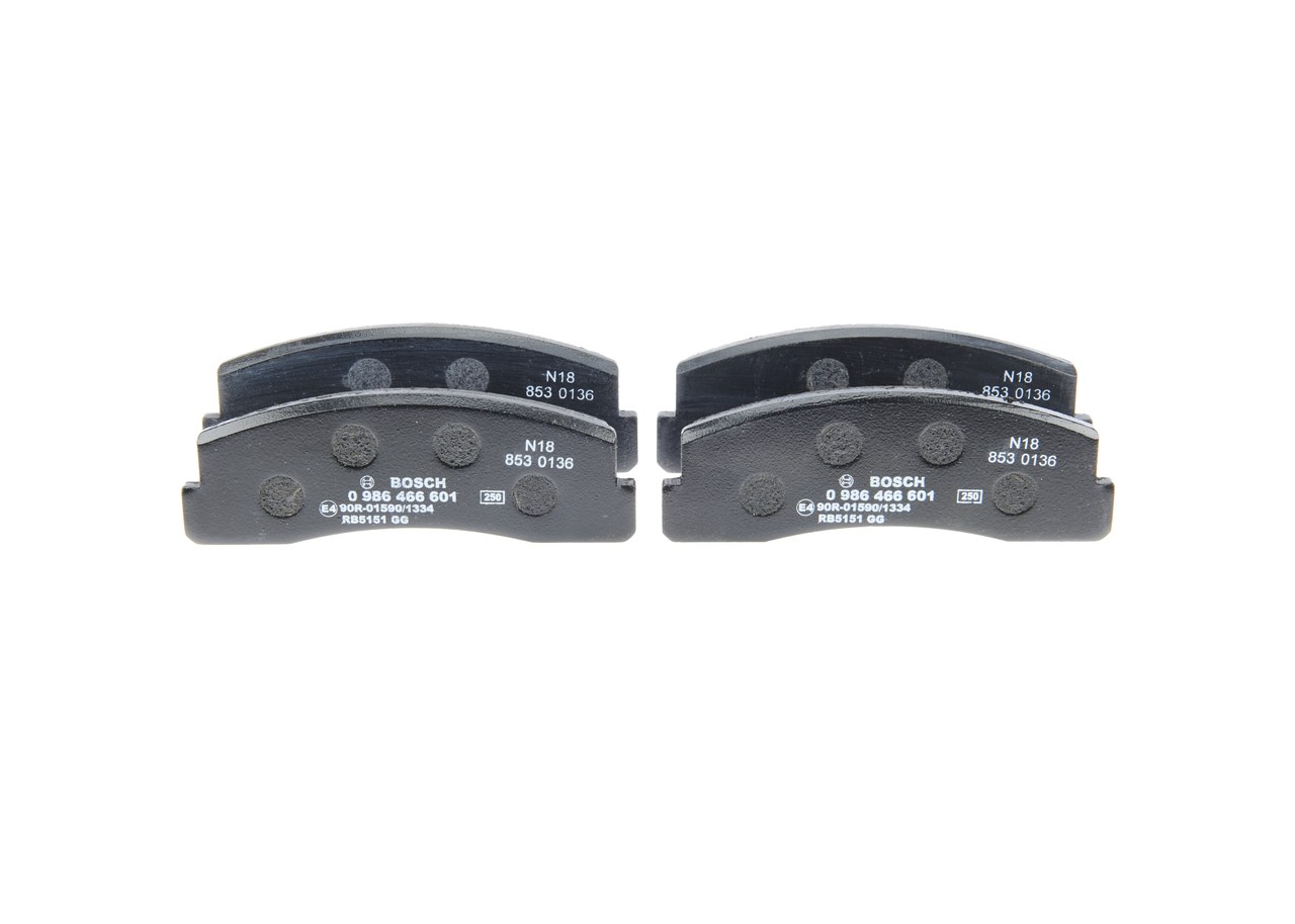 BOSCH Juego de pastillas de freno 0 986 466 601 BOSCH 0986466601 Pastilla Peugeot 2008 originales