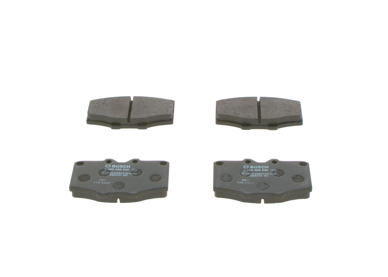 BOSCH BP724 Bromsbelägg
