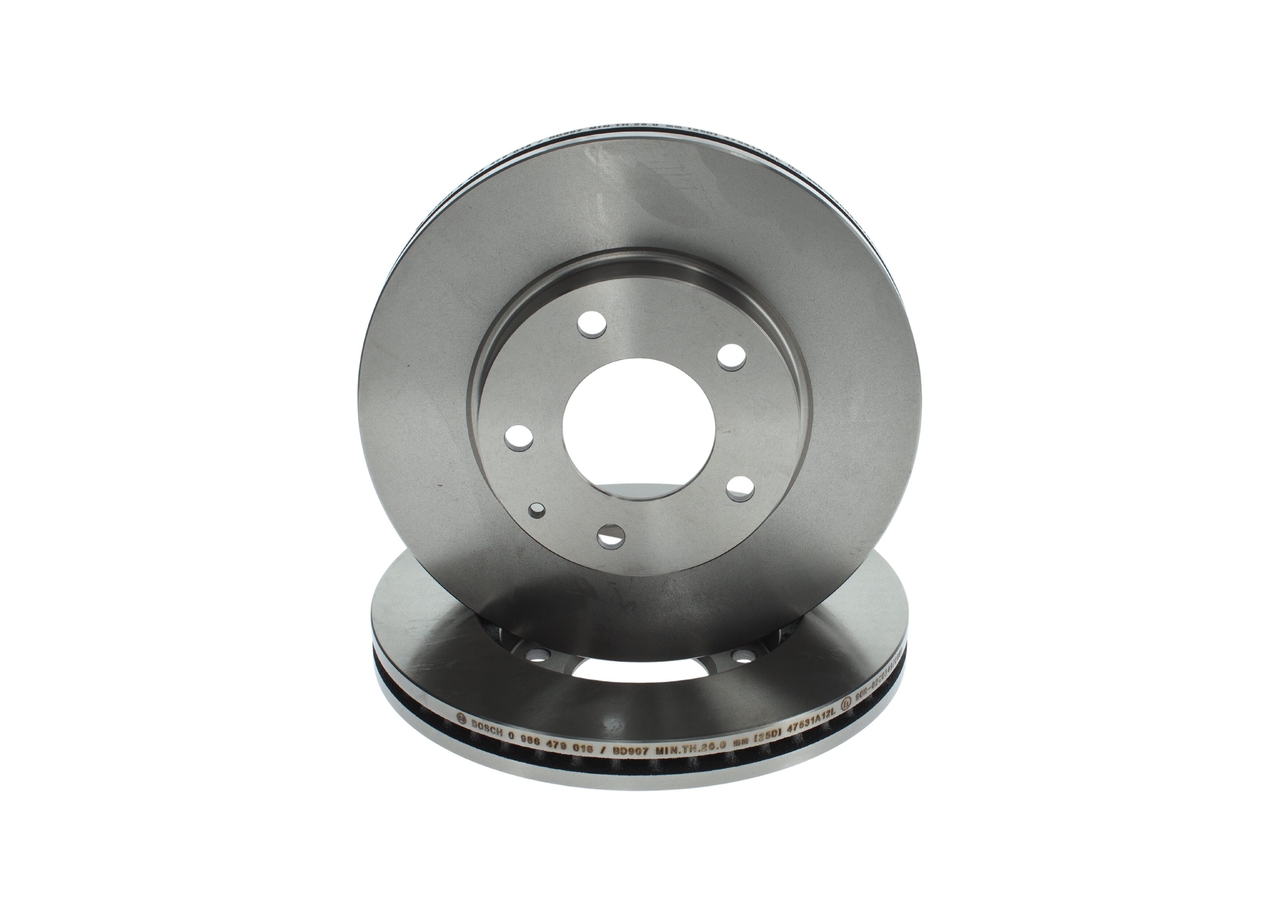 BOSCH 0 986 479 016 Remschijven Mazda 2 MPV 2.0 (LWEW) 120 Pk Benzine prijs