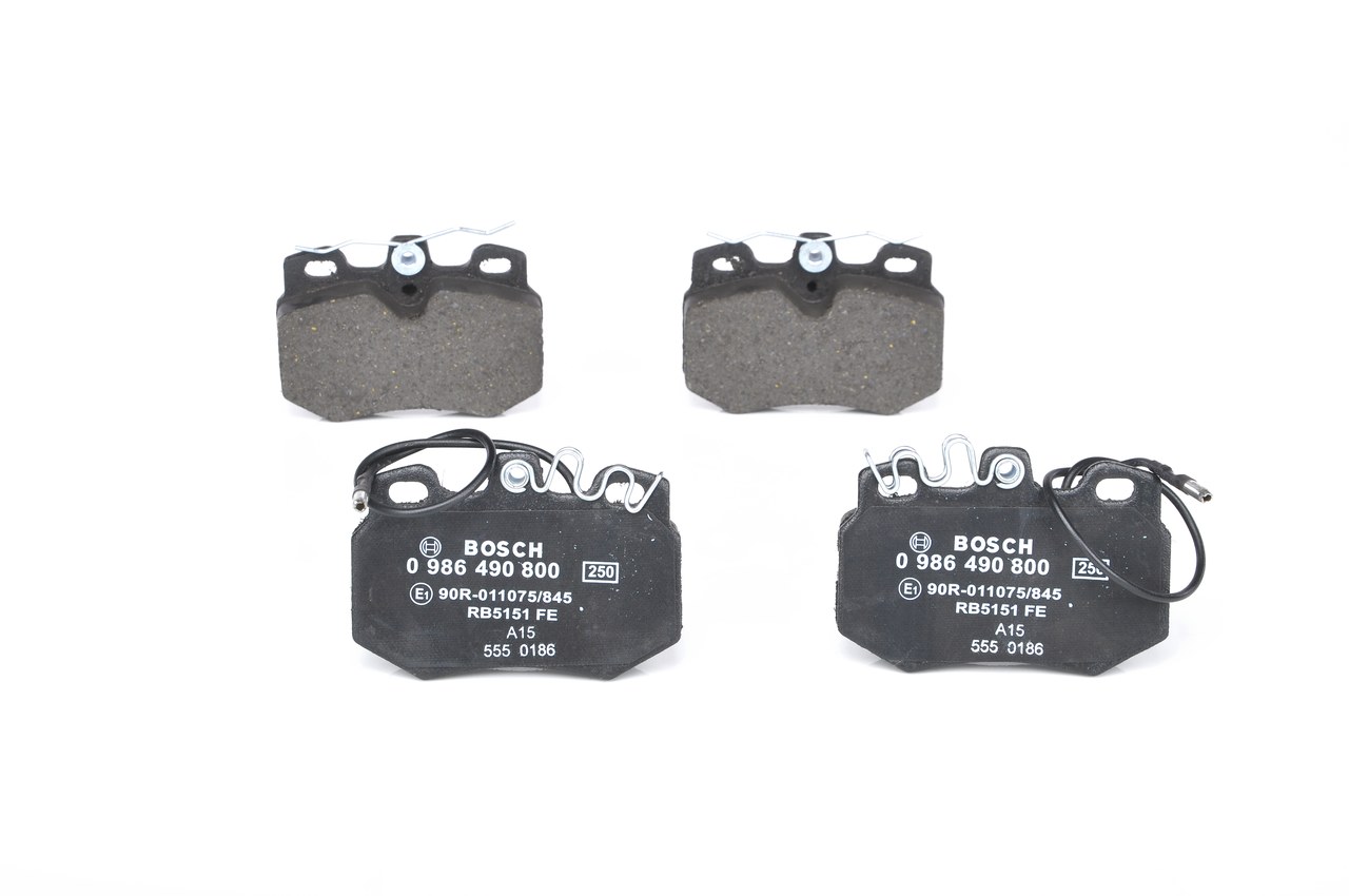 Jarrupalat, levyjarru 0 986 490 800 BOSCH 4248-80 CITROËN