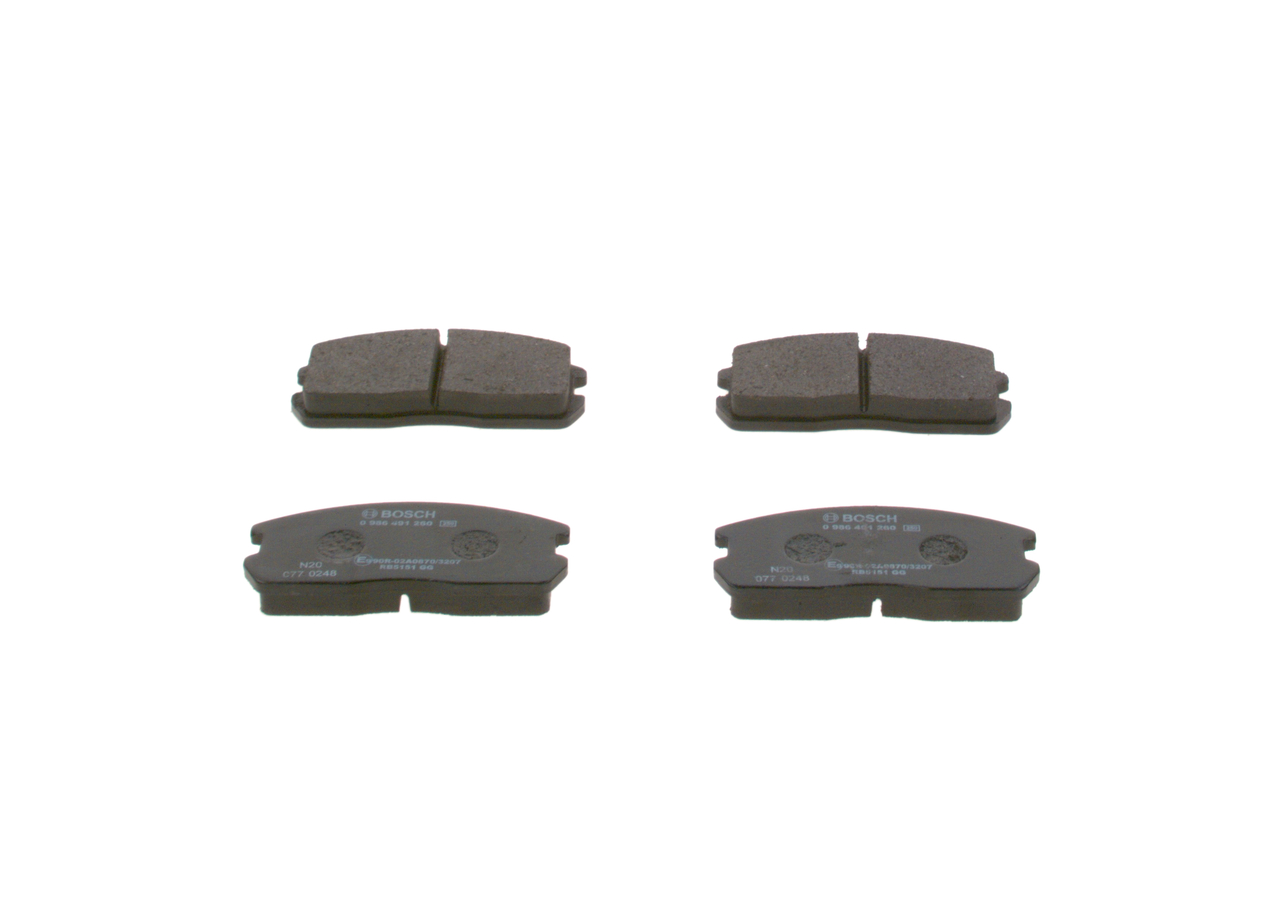 Bremseklosser 0 986 491 260 BOSCH MB 534 903 MITSUBISHI