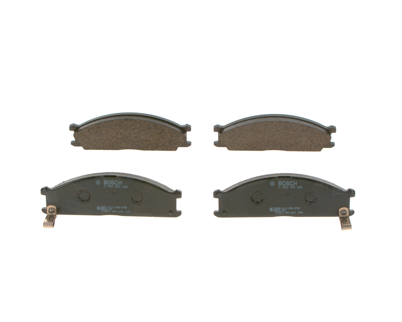Bromsbelägg 0 986 493 480 BOSCH 26296-PA020 FORD