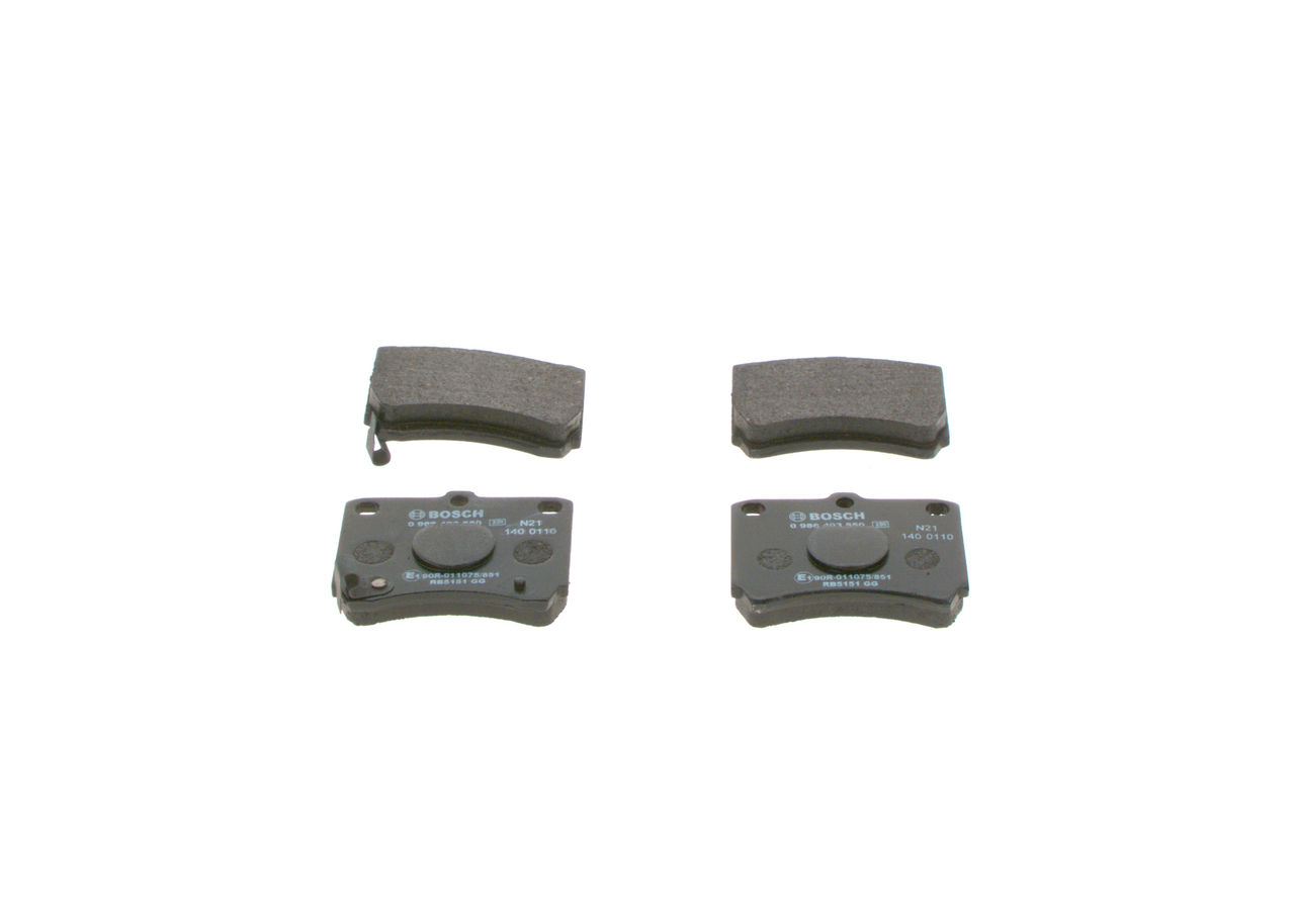 BOSCH E1 90R - 011075/851 Remblokken BOSCH BP799 Remblokken