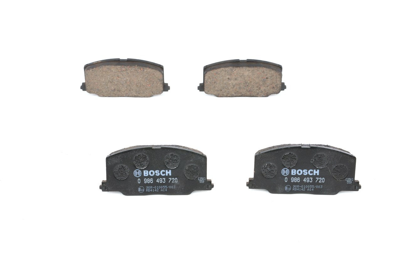 Jarrupalat, levyjarru 0 986 493 720 BOSCH 04465-20220 TOYOTA