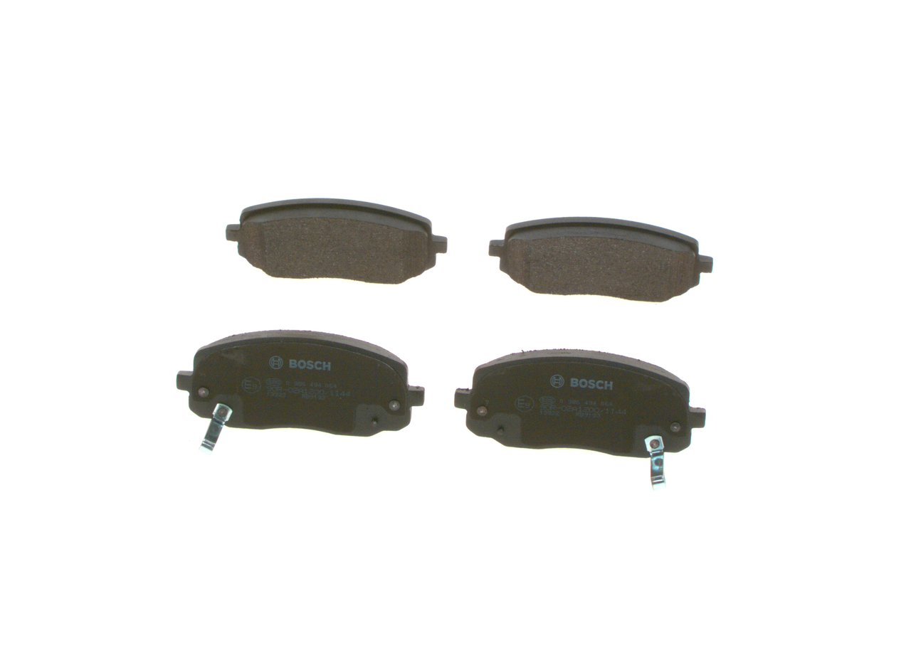 Plaquettes de frein 0 986 494 064 BOSCH 581010XA00 RENAULT