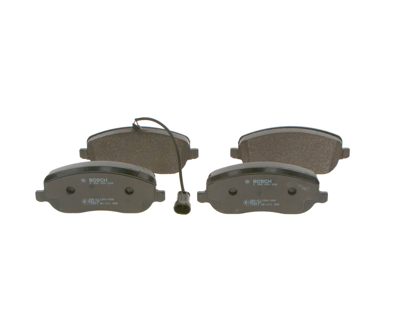 Bremseklodser 0 986 494 068 BOSCH 71772217 LANCIA