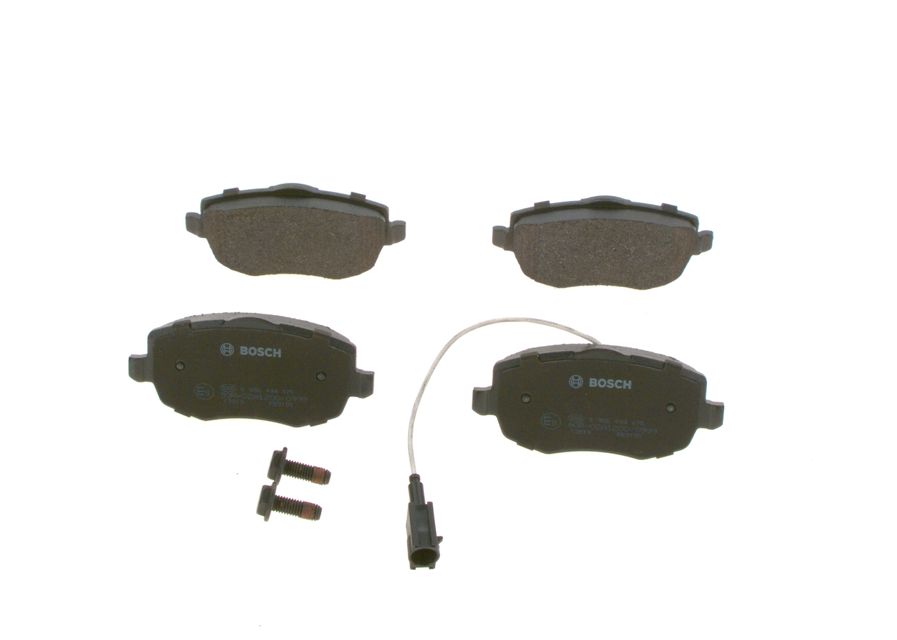 Magasin en ligne: Jeu de plaquettes de frein BOSCH BP985