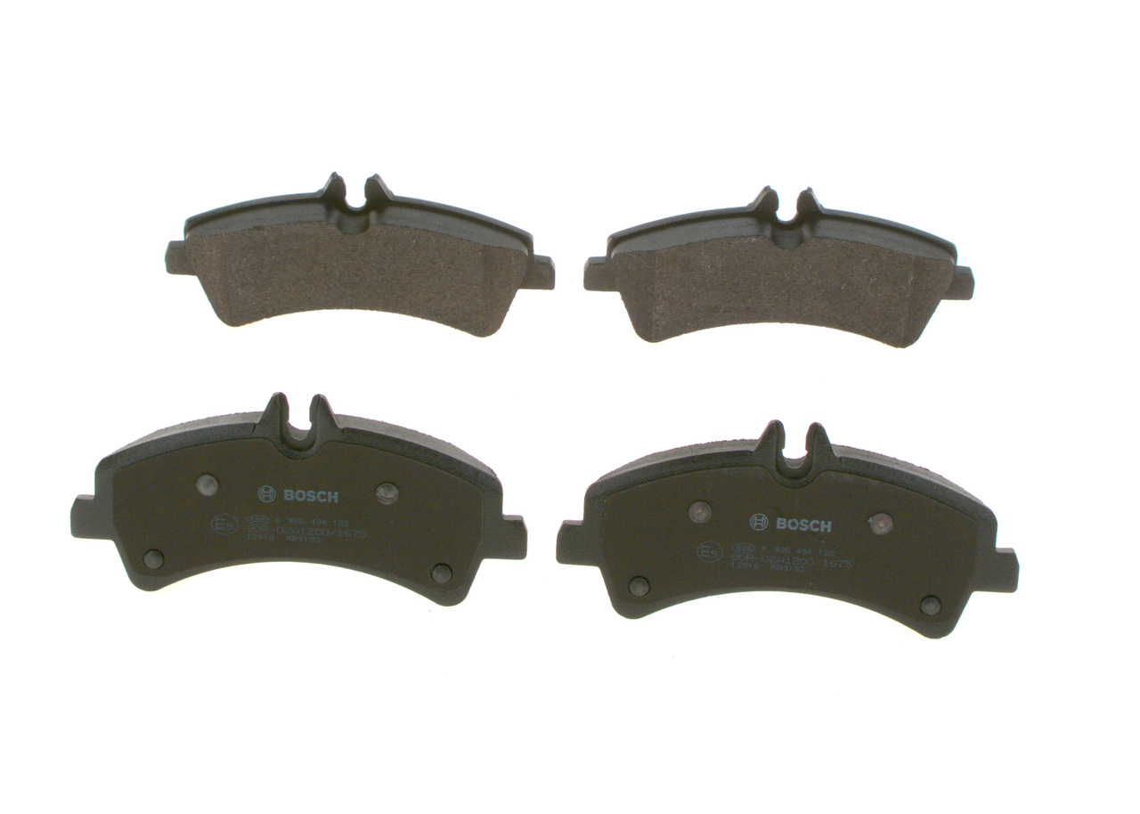 BOSCH 0 986 494 122 γνήσια Τακάκια φρένων Mercedes Sprinter 5t κόστος
